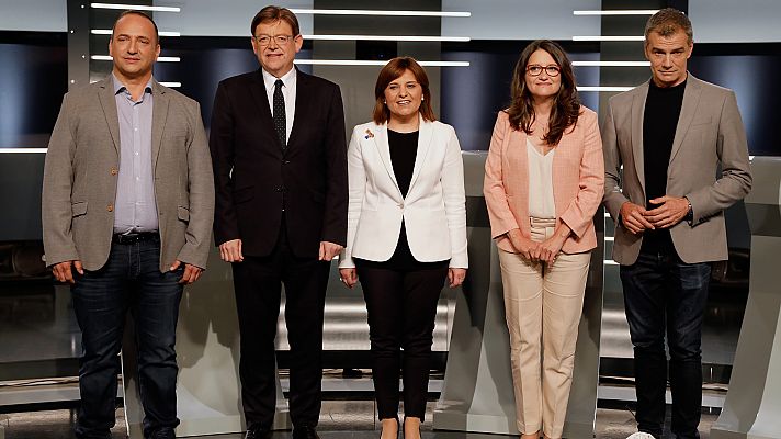 Minuto final de los candidatos a la Generalitat Valenciana