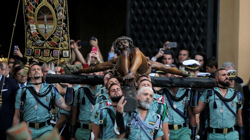 Jueves Santo, día de procesiones en España bajo la amenaza de lluvia