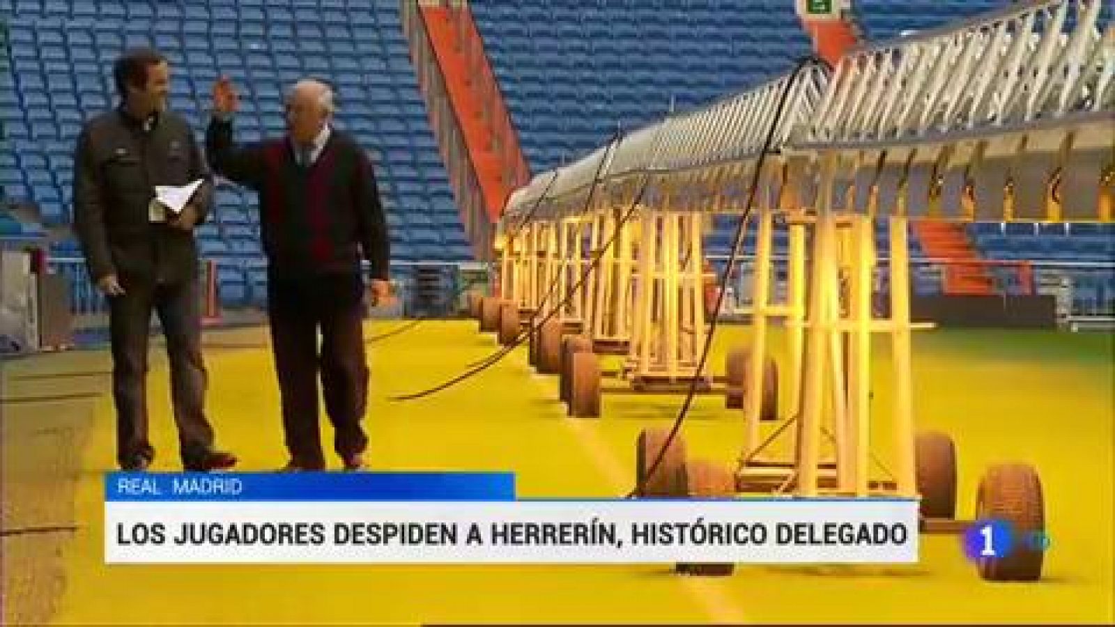 Telediario 1: Muere Herrerín, el querido delegado de campo del Real Madrid | RTVE Play