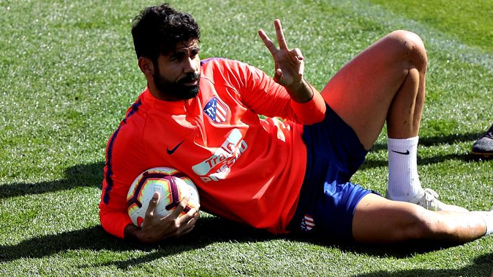 Telediario 1 - Choque entre el Atlético y Diego Costa porque el jugador no se entrena