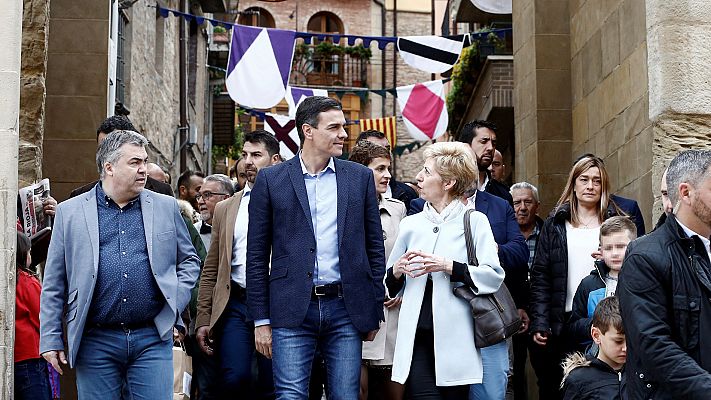 Telediario 1 - Sánchez rectifica y acudirá al debate del 22 de abril en RTVE y el 23 al de Atresmedia