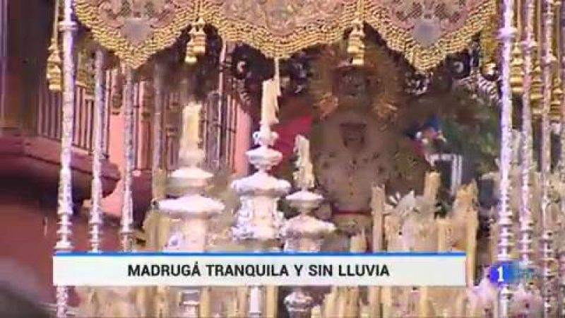 El tiempo permite la salida de las seis hermandades de la Madrugá de Sevilla