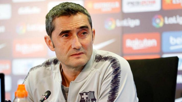 Telediario 1 - Valverde: "Lo de Coutinho no me pareció falta de respeto"