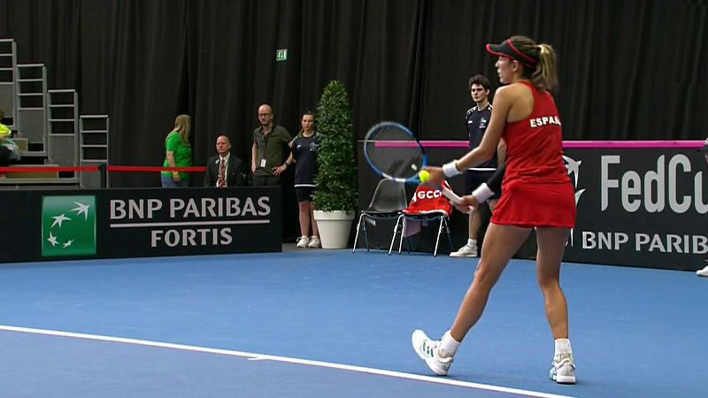 Tenis - Copa Federación. 2ª Ronda: Bélgica - España (1º partido individual), desde Kortrijk (Bélgica) - ver ahora