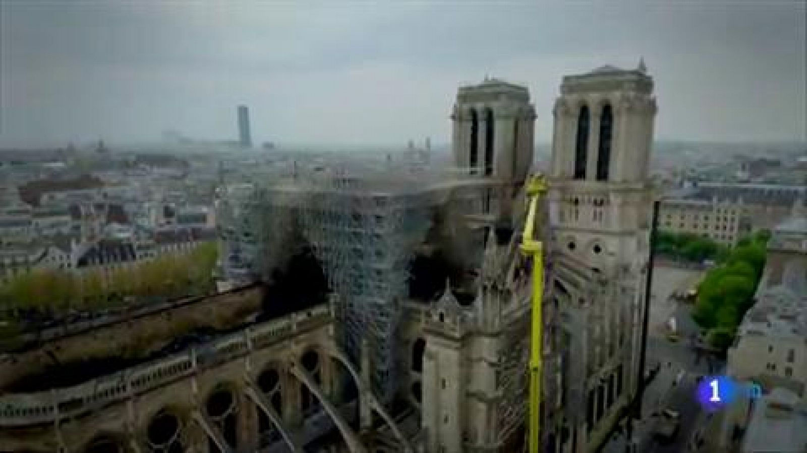 Notre Dame: Las consecuencias del incendio de la catedral a vista de dron