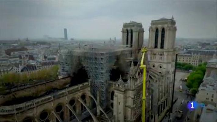 Las consecuencias del incendio de Notre Dame a vista de dron