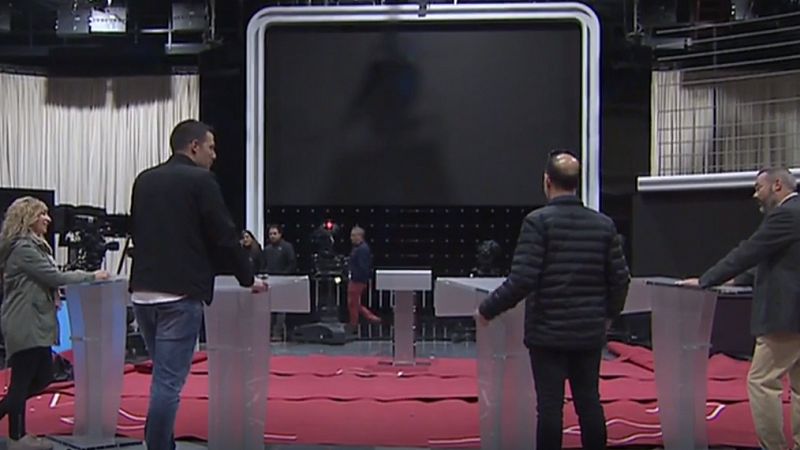 El debate a cuatro en RTVE contará con árbitros de baloncesto para cronometrar lo que habla cada candidato