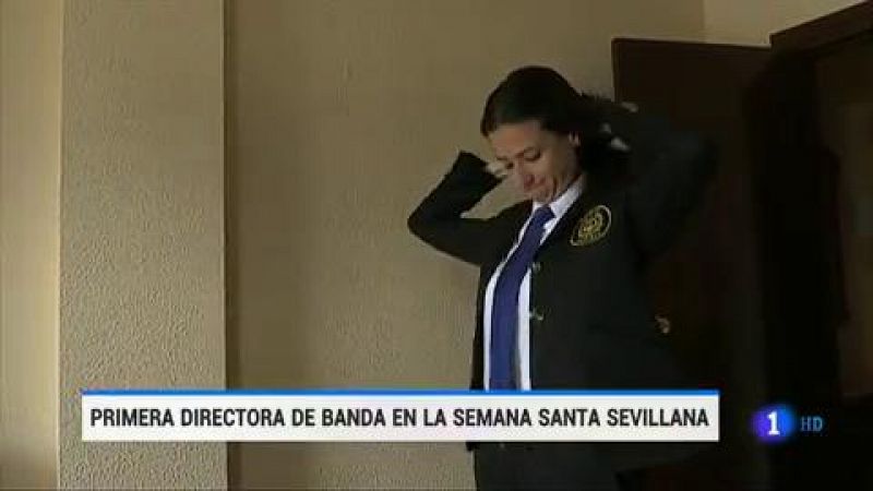 Primera directora de banda en la Semana Santa sevillana - Ver ahora