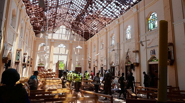 Más de 200 muertos y cientos de heridos en una serie de atentados en iglesias y hoteles de Sri Lanka