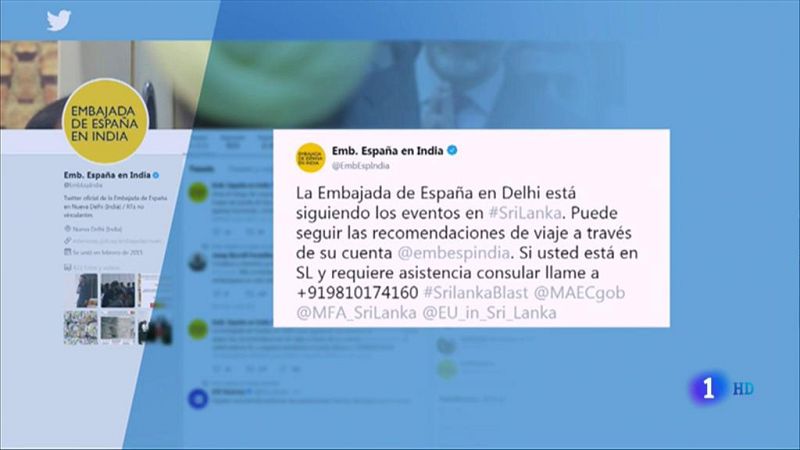 Hasta el momento no hay constancia de que ningun español se encuentre entre las víctimas - Ver ahora
