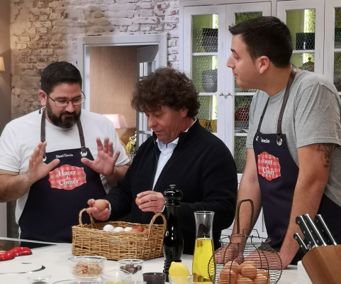 César Redondo, experto en huevos, visita "Hacer de comer"