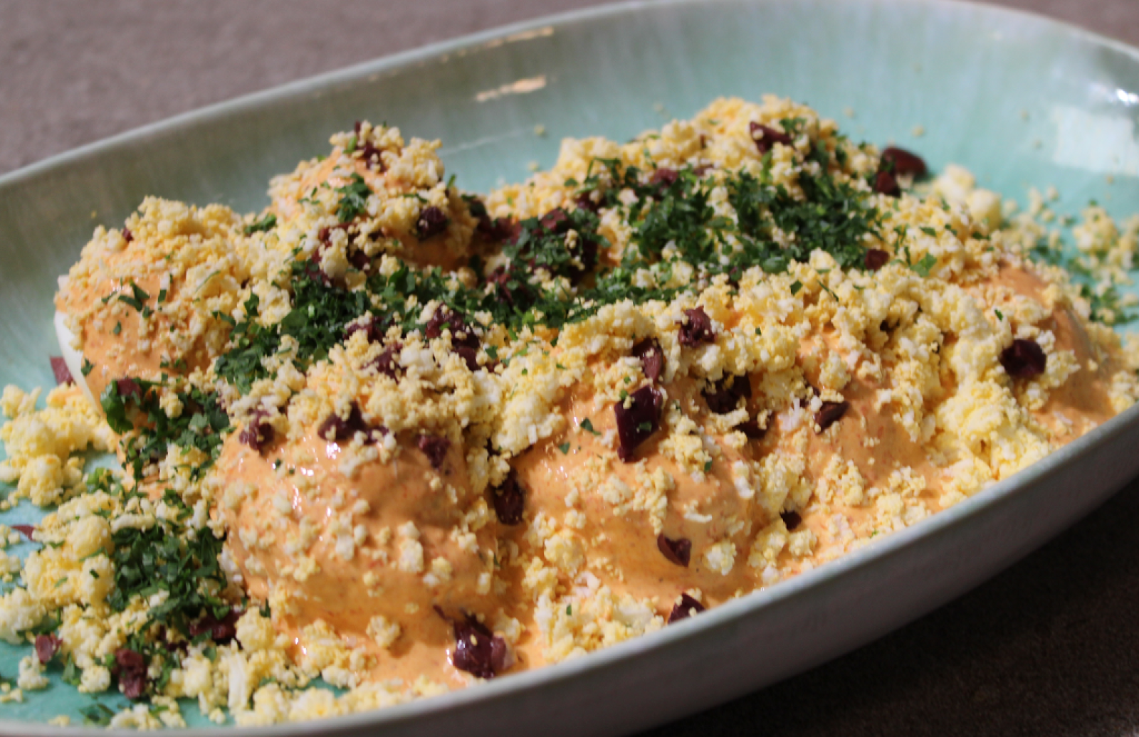 "Huevos rellenos" de Dani García