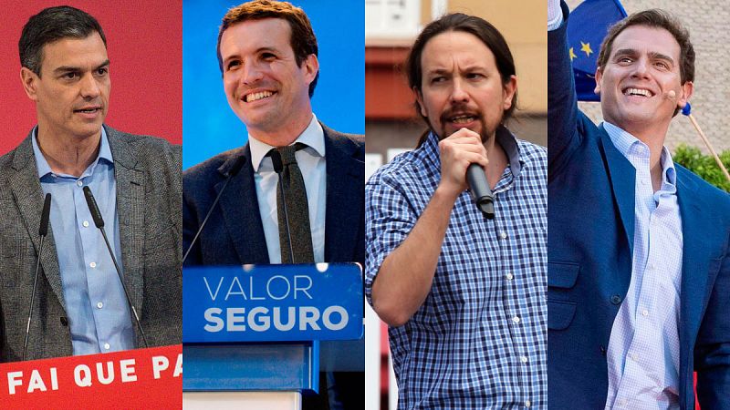 Los candidatos se encierra para preparar el debate a cuatro de RTVE