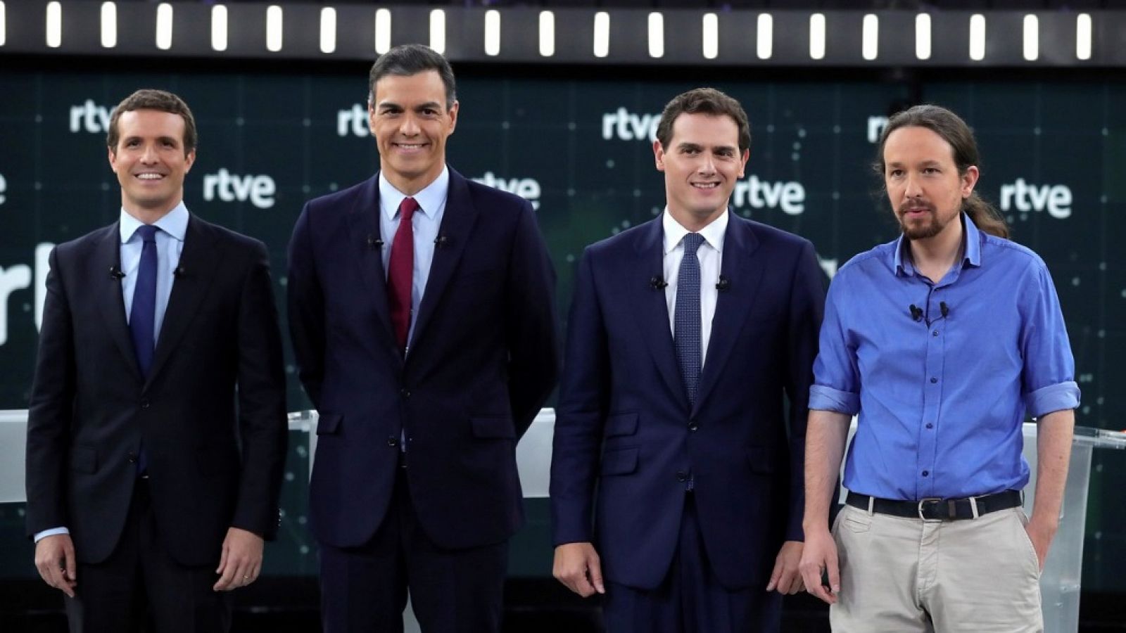 Spain S Sanchez Faces Off Against Rivals In Pre Election Debate Politico