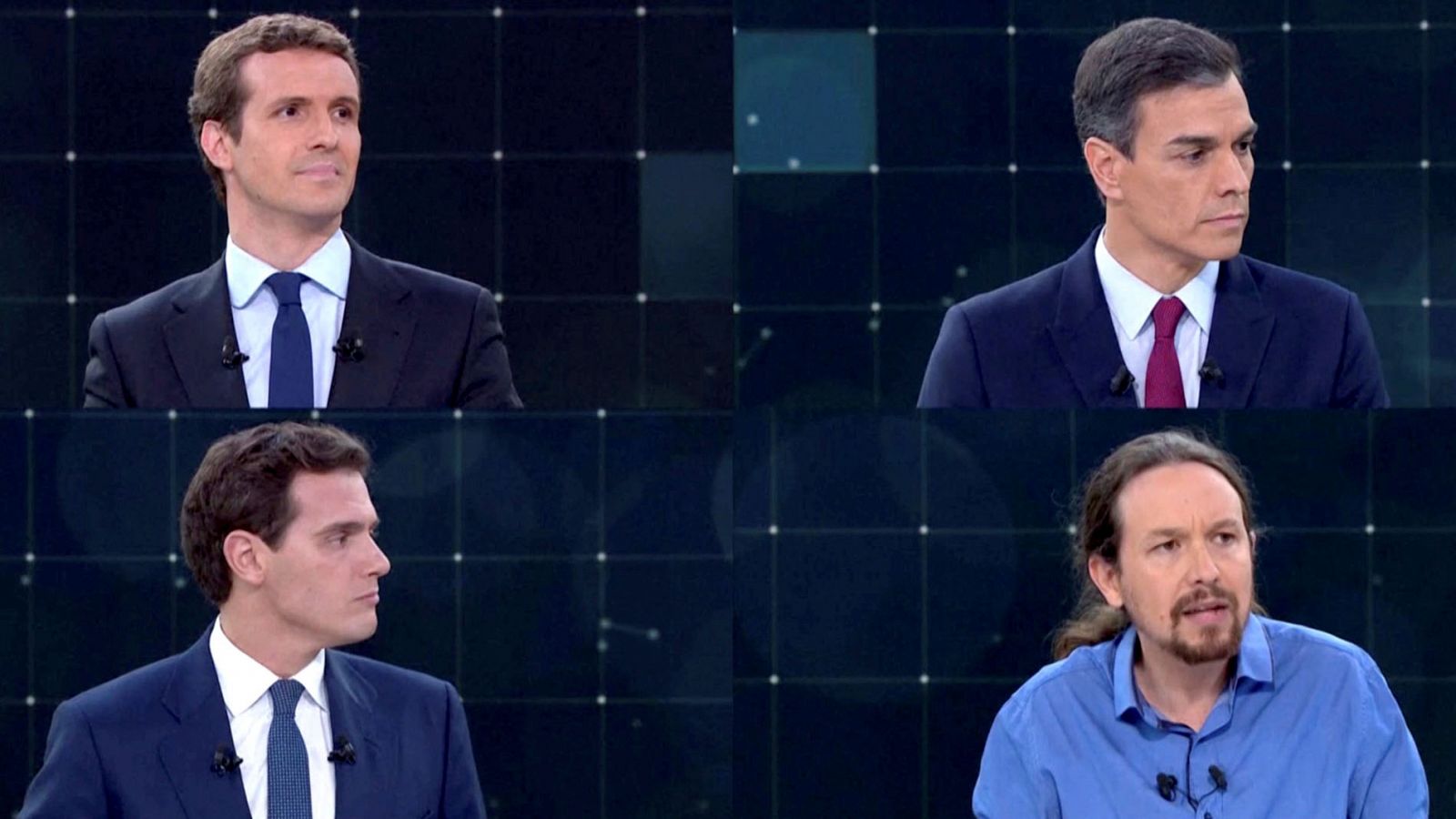 Debate Elecciones | Minuto inicial del debate a cuatro de RTVE - RTVE.es