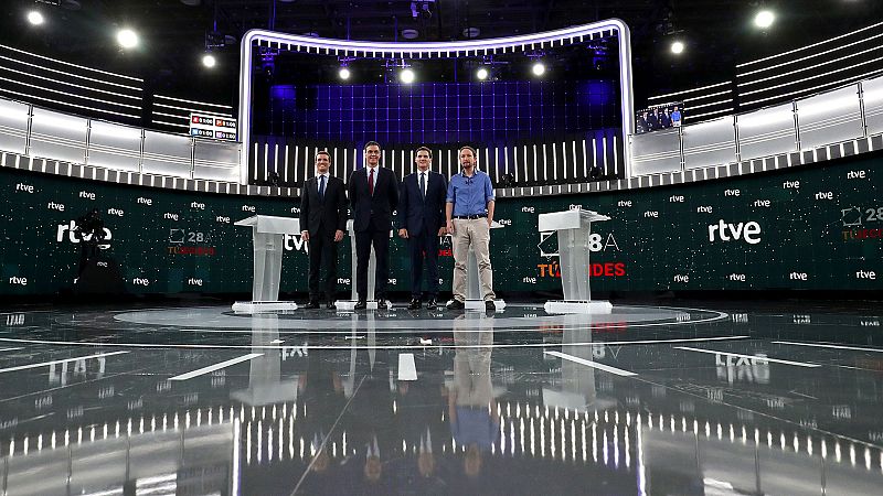Los mejores momentos del debate en RTVE: feminismo, fotos e indultos