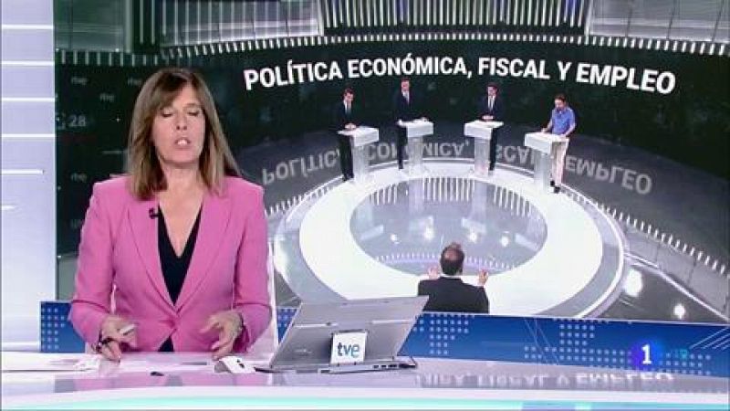 El tono más bronco del debate en RTVE llegó con las referencias a Cataluña