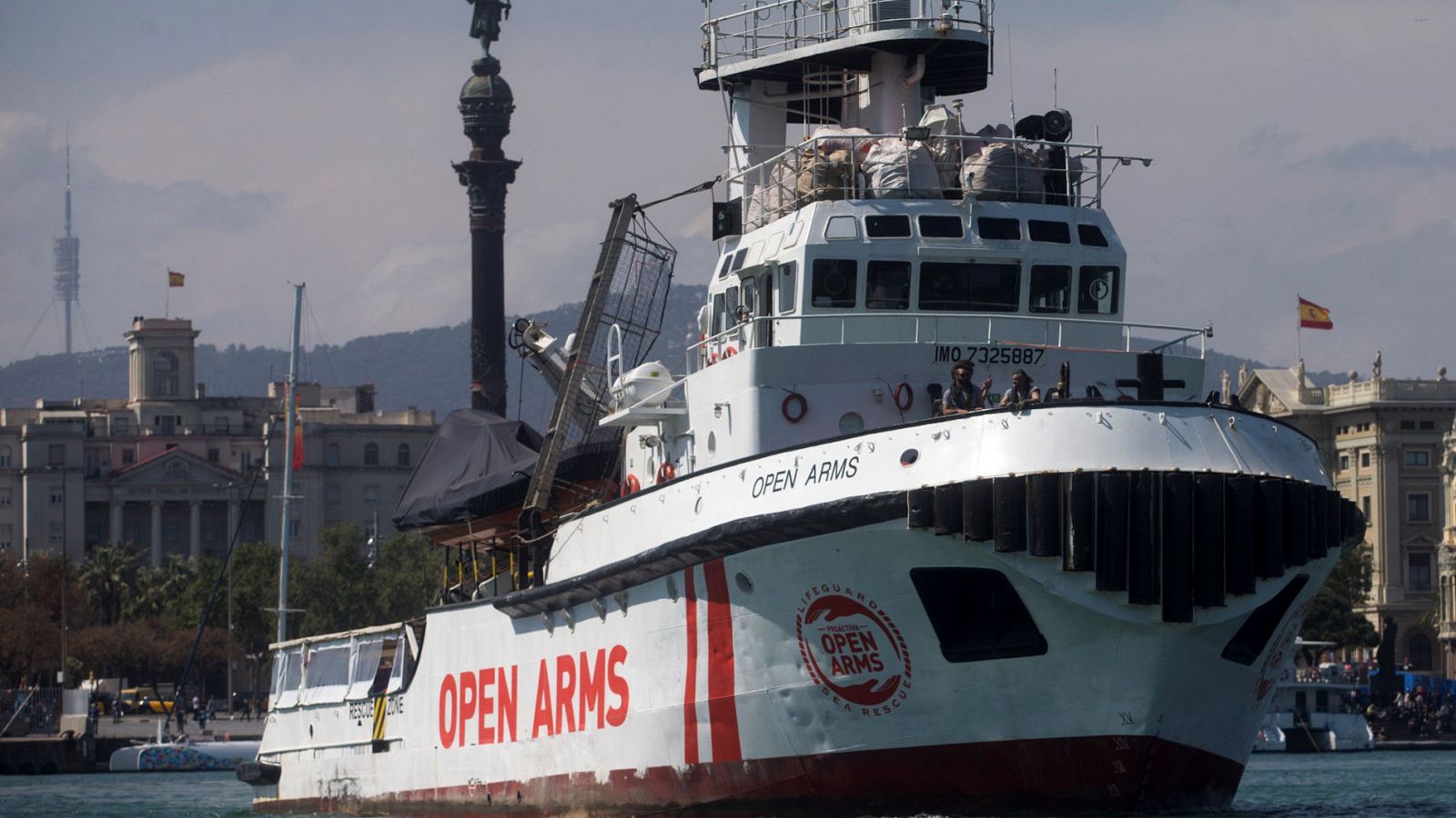 Telediario 1: El 'Open Arms' vuelve al Mediterráneo | RTVE Play