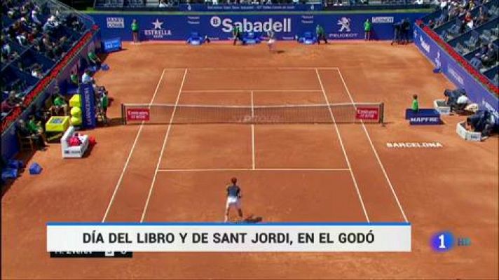 Telediario 1 - Ferrer debuta con una plácida victoria sobre Mischa Zverev en el Godó