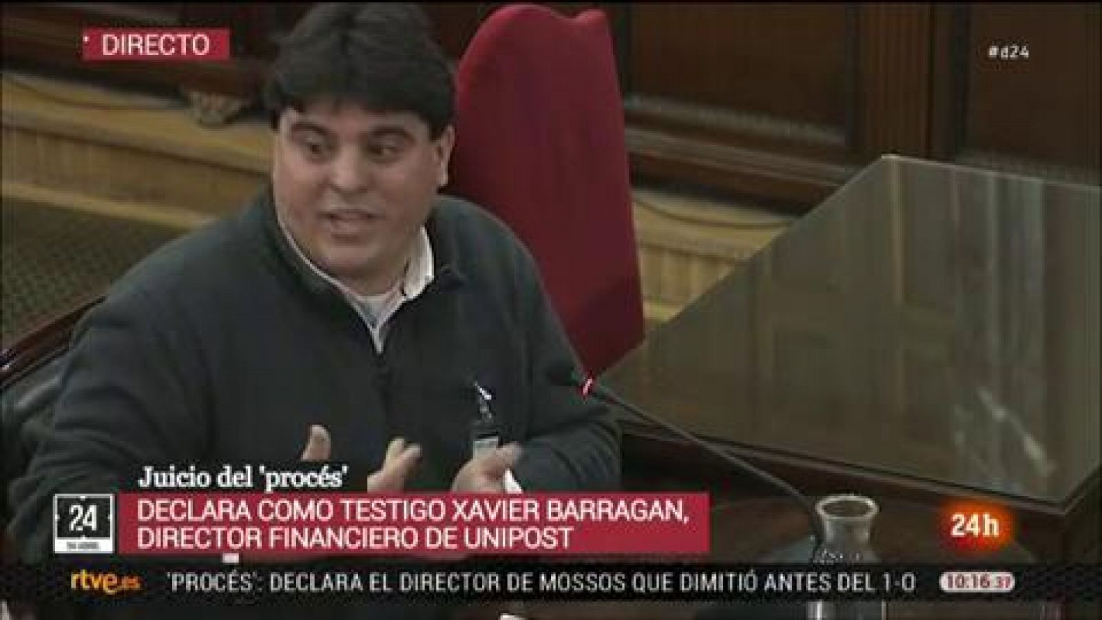 Un exdirectivo de Unipost atribuye a "errores" de ellos que se emitieran y anularan facturas a la Generalitat en un mismo día