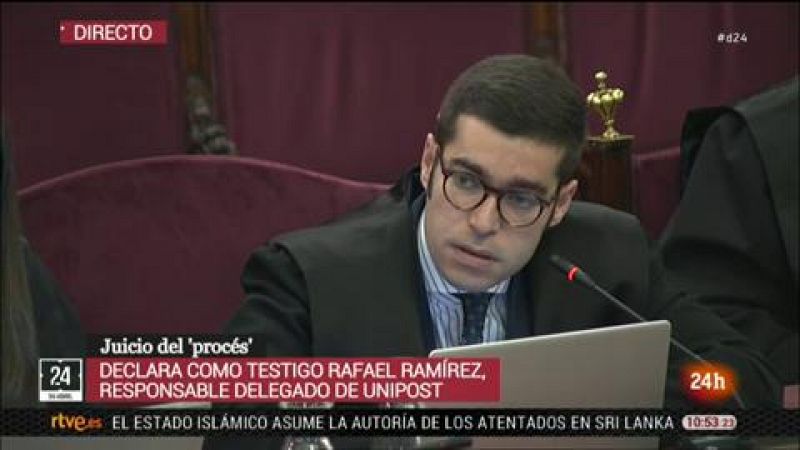 Un exjefe de Unipost confirma que le dijeron que había que dar "prioridad" al encargo de la Generalitat