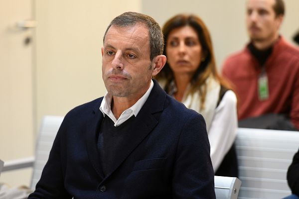 Telediario 1 - Sandro Rosell, absuelto en el caso de blanqueo de comisiones tras pasar dos años en prisión preventiva