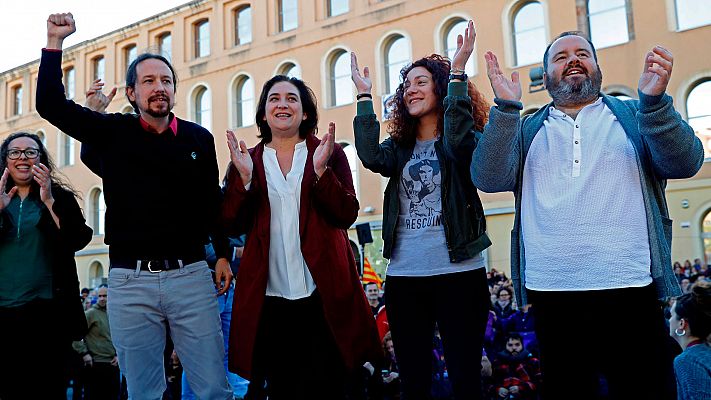 Iglesias pide el voto en Cataluña para garantizar "el diálogo" frente a "la cárcel y los jueces"
