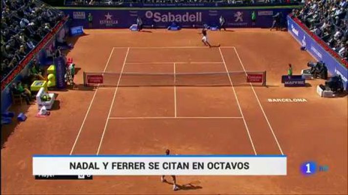 Nadal y Ferrer se citan en cuartos de final del Godó