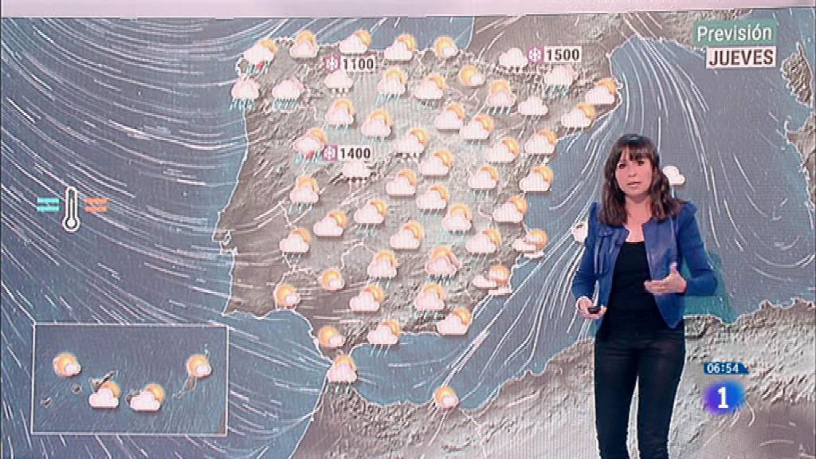 Tiempo: Hoy, viento fuerte en el norte peninsular, centro, mediterráneo y Baleares - RTVE.es