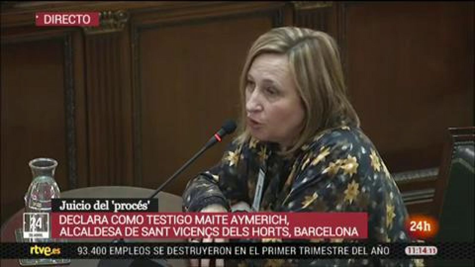 La alcaldesa de Sant Vicenç dels Horts declara que los Mossos impidieron a Junqueras votar en un primer colegio