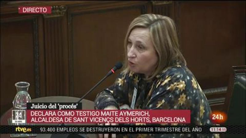 La alcaldesa de Sant Vicen dels Horts declara que los Mossos impidieron a Junqueras votar en un primer colegio