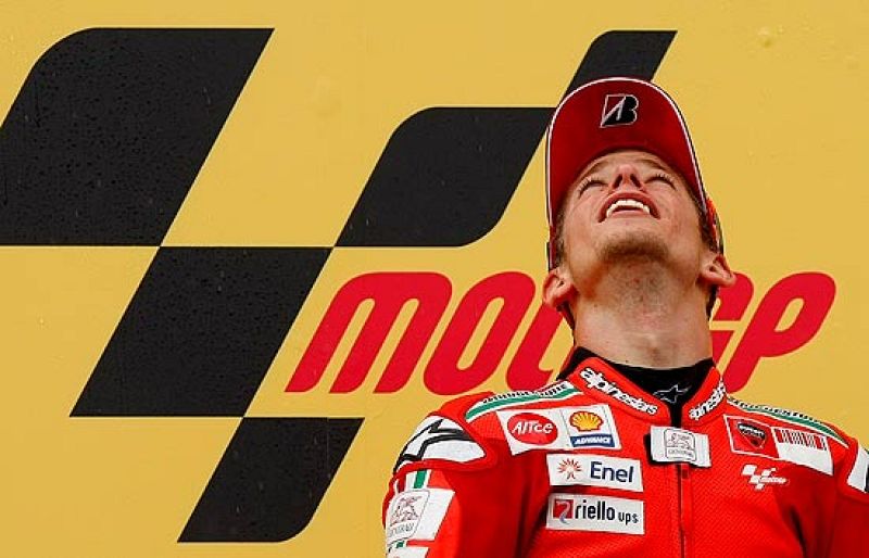  Casey Stoner ha ganado en Mugello. Lorenzo y Rossi completan el podio.