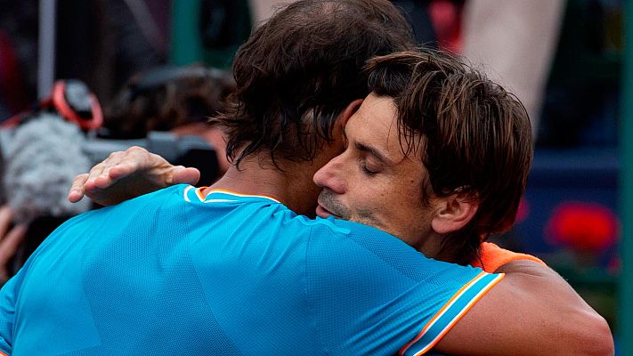 Telediario 1 - Ferrer se despide del Godó ante su amigo Nadal