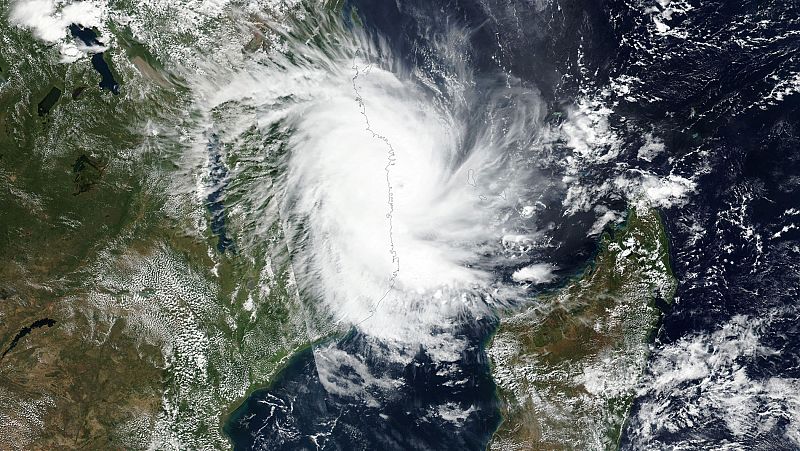 El ciclón Kenneth amenaza Mozambique