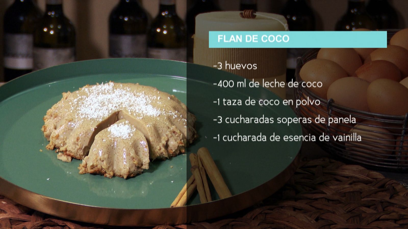 Receta de flan de huevo