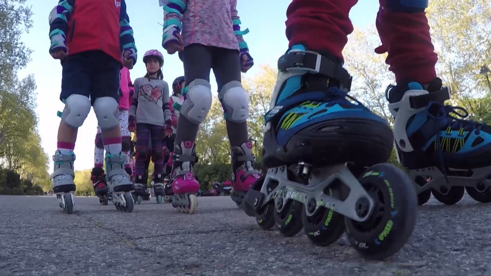 Patinaje en familia