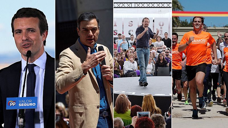 Los partidos apuran las últimas horas de campaña electoral