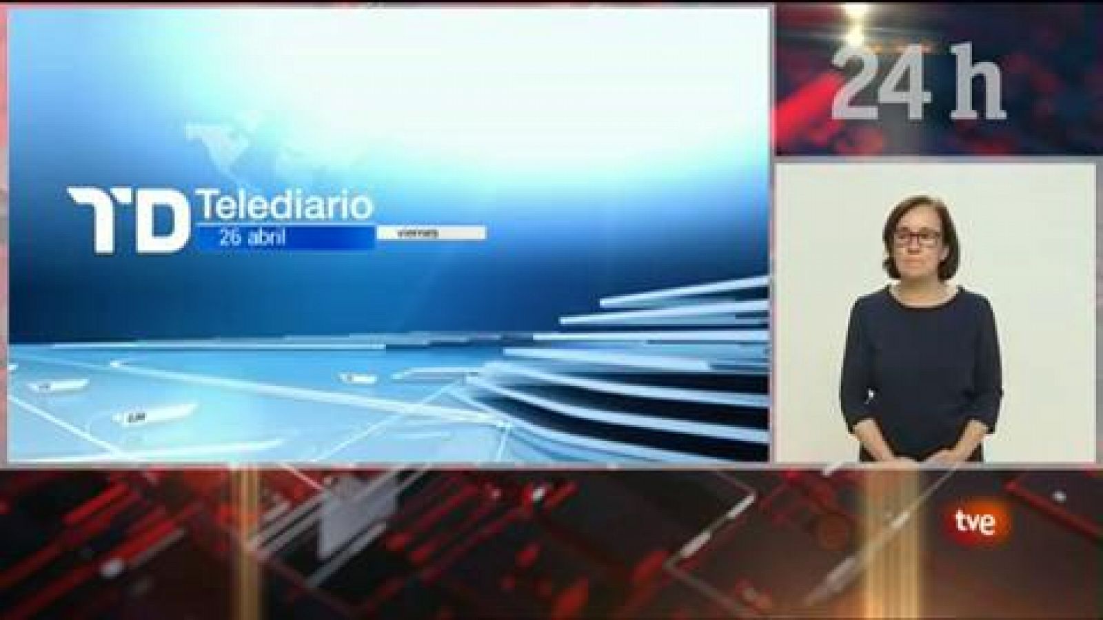 Telediario 1: Telediario - 15 horas - 26/04/19 - Lengua de signos | RTVE Play