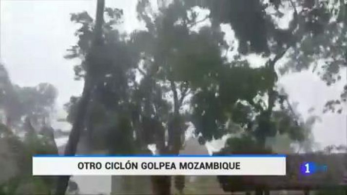 Telediario 1 - Mozambique sufre un segundo ciclón en menos de dos meses