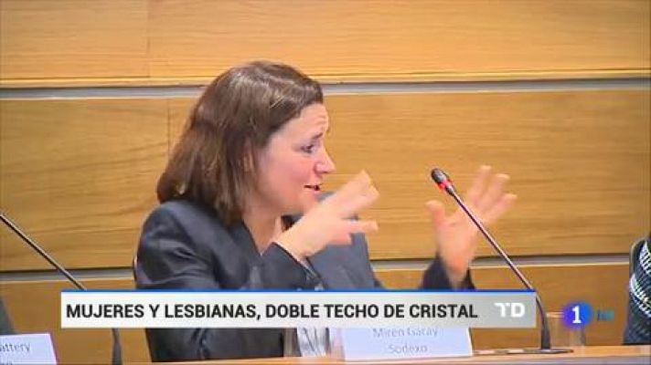 Telediario 1 - El 75% de las mujeres lesbianas no quieren manifestar su condición sexual en su ambiente laboral