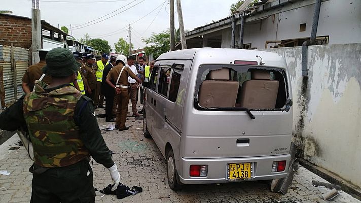 Al menos 16 muertos en una operación contra varios sospechosos de los atentados en Sri Lanka