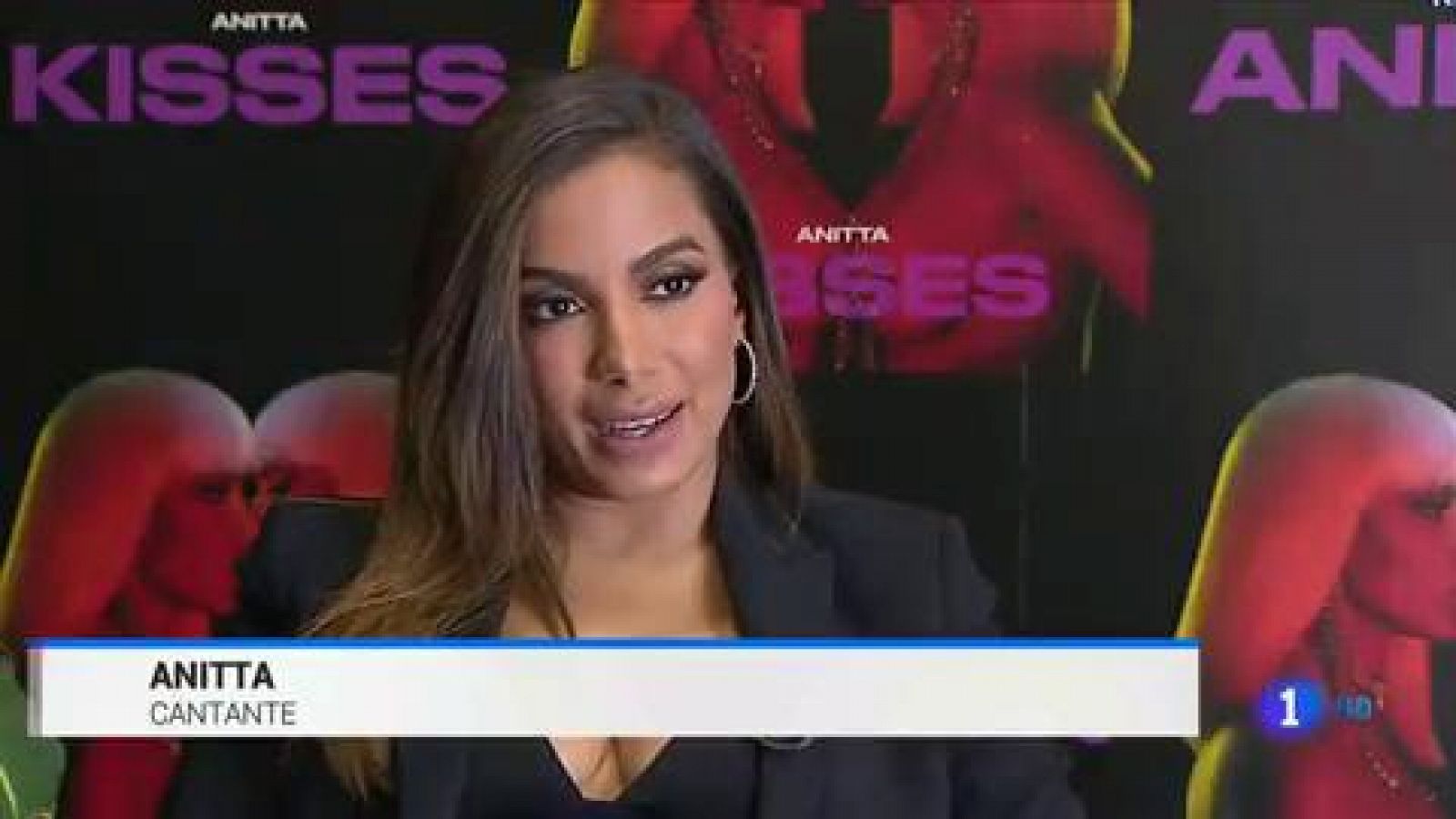 Telediario 1: La cantante brasileña Anitta presenta 'Kisses', su primer trabajo internacional | RTVE Play