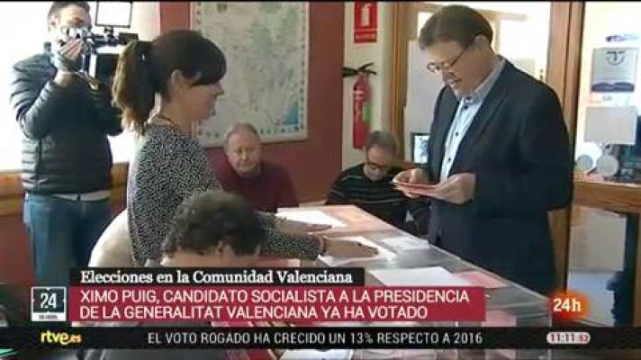 Puig anima a participar en unas elecciones "especialmente importantes" para la Comunitat Valenciana