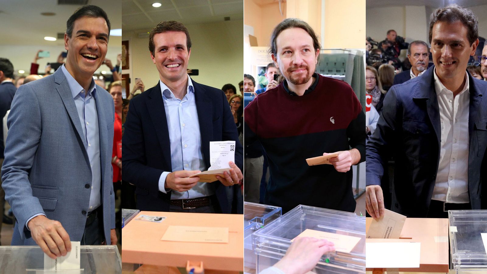Los líderes de los cuatro principales partidos llaman a una participación masiva en estas elecciones generales