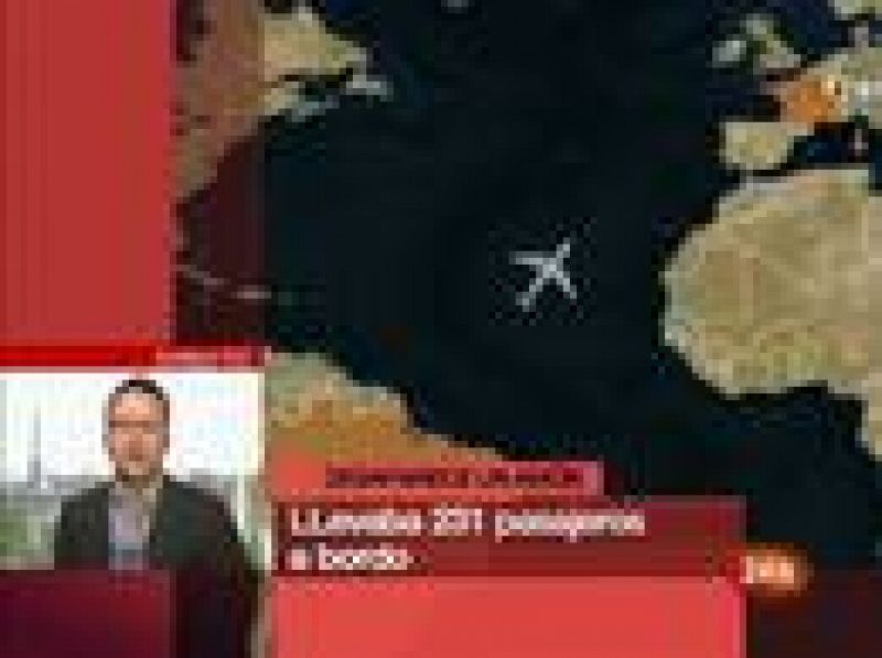  Un avión de Air France ha desaparecido en aguas del Océeano Atlántico, con 228 personas a bordo. Escucha la última hora. 
