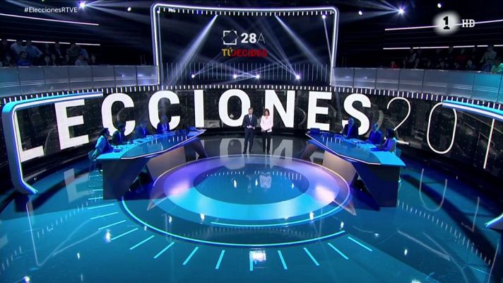 Especiales informativos - Elecciones 28-A. Tú decides. Noche electoral - Parte 1