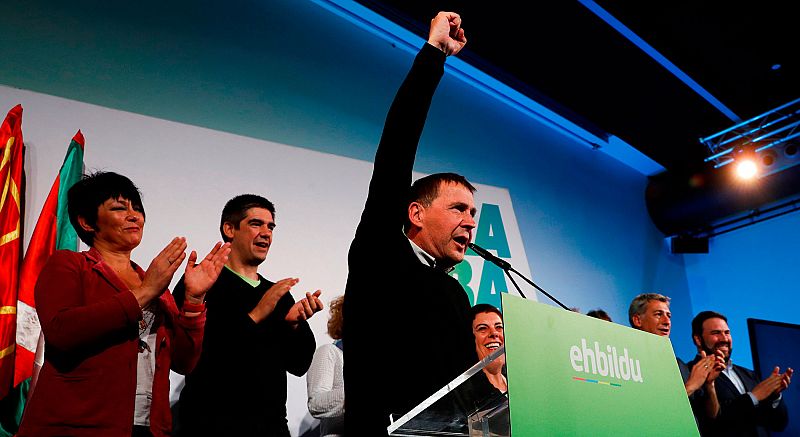 El secretario general de EH Bildu, Arnaldo Otegi, ha valorado en clave muy positiva los resultados de su formación en las Elecciones Generales 2019.  "Hemos luchado en un marco de unas elecciones que no son las nuestras", ha dicho, y ha subrayado el