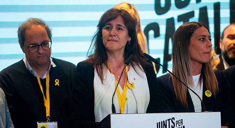 La nmero dos de Junts per Catalunya, Laura Borrs, cree que Catalunya "ha hecho un muy buen resultado electoral" en las Elecciones Generales 2019, tras obtener siete diputados su formacin y sumando los quince de ERC."Ledas, desde Catalua, estas e