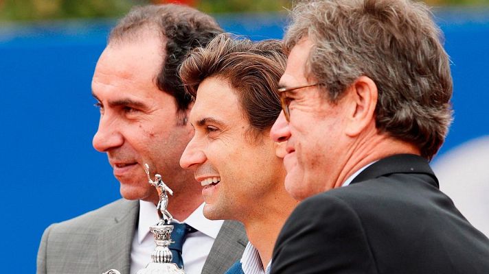 Tenis - Emotivo homenaje a David Ferrer en el Godó