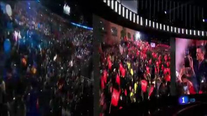 Telediario 1 - RTVE consigue su mejor dato en una noche electoral desde las generales de 2011